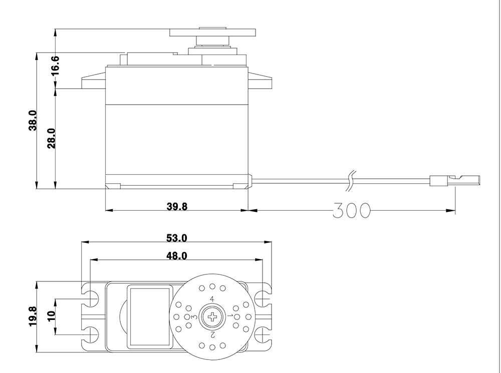 Hitec RCD 35495S HS-5495BH HV Digital Karbonite Gear Sport Servo