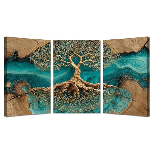 �m�[�u�����h�i 3���Z�b�g�~�̐X�̕��͋C�̔����� �G�� �S�[���f���u���[�c���[�̕ǉ� �C���e���A �|�X�^�[ ���������R�̕��i �C���X�g�A�[�g�p�l���G �|�X�^�[ ������ -�L�����o�X ����G �Ǐ��� �ǂ̊G ���� �Ǌ|��(��)-40x60cmx3 �z����