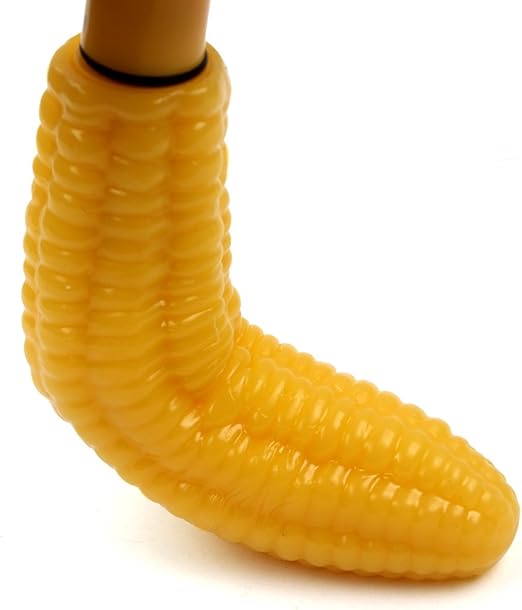 CuiGuoPing Consolador vibrador en forma de maíz, flexible ...