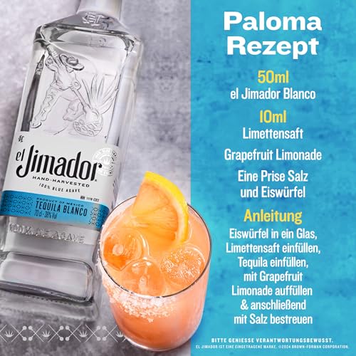 Tequila el Jimador Blanco 100% Agave - 4