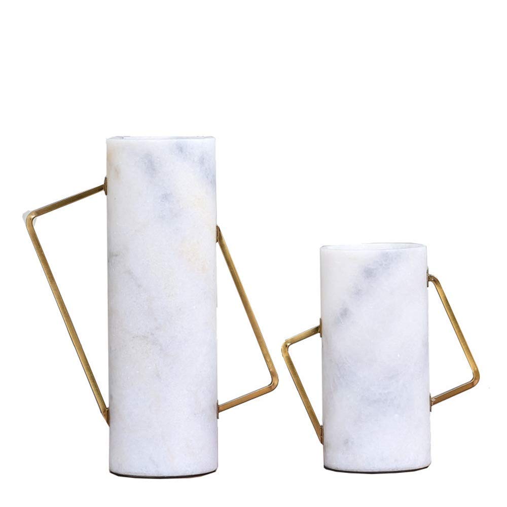 Vases à fleurs métal et céramique haut de gamme pour intérieur