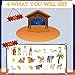 WovWeave Christmas Nativity Scene Felt Story Board 3.1ft Felt Nativity Story Board Set Birth of Jesus Crafts Gift Religious Wall Decor Ornaments for Xmas Holiday Church Sunday School Classroom Decor