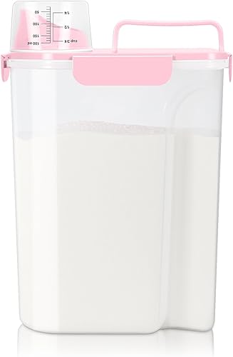 Miniatura 7 de TBMax Recipiente hermético de arroz de 10 libras, dispensador de cereales, contenedor de almacenamiento de alimentos para mascotas, gatos, perros,