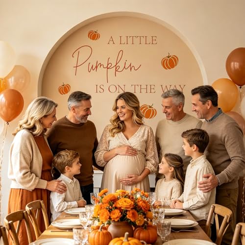 Vinilo decorativo A Little Pumpkin para pared 15.7x35.4 in miniatura 3