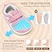 STQ KIDS Toddler Girl Shoes Wide Toe Box Barefoot Shoes Fashion Baby Sneakers Lightweight Zero Drop First Walking Tennis Running Shoe Preschool Daycare Water Pink Infant Size 4