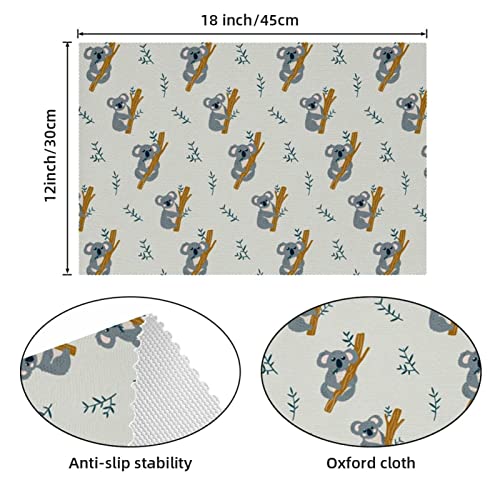 Set de table koala résistant chaleur dessous de plat antidérapant x6 - 5