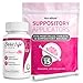 NutraBlast Boric Acid Suppositories 600mg w/Vaginal Applicator, 30 Suppositories & 15 Applicators - pH Balance for Women, Feminine Care - Made in USA