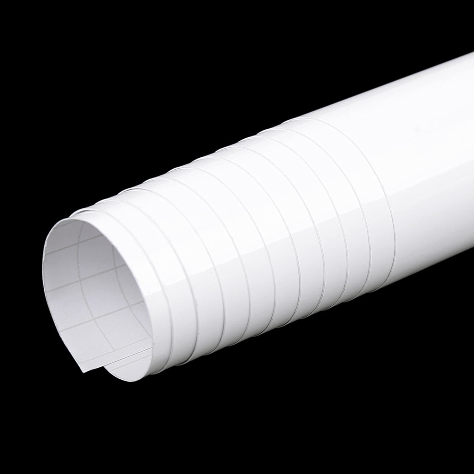 sourcing map Vinilo Autoadhesivo Para Coche Blanco 152X60Cm 1Pc | 152Cm X 60Cm, Fácil Limpieza Y Mantenimiento, Resistente A Rayos Uv, Fácil De Pegar Y Quitar, Sin Pegamento Residual