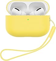 Vista 7 de Funda protectora para Airpods Pro 2 de silicona suave compatible con Apple AirPods Pro de 2ª generación 2022 LED frontal visible (negro)