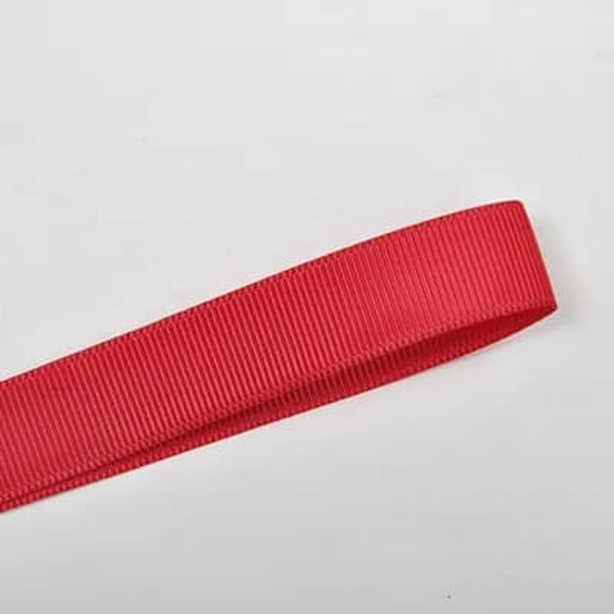Cinta de grogrén para accesorios de vestir hechos a mano, serie roja, 2", 2,5", 3", 3,5", 4", 50, 57, 63, 75, 89, 100 yardas/lote, rubí 264-50 mm