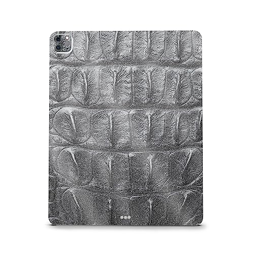 Image of MightySkins Carbon Fiber Skin Compatible with Apple iPad Pro 12.9 inch M2 6th Gen (2022) Full Wrap Kit - Gator Back | Protective, Durable Textured Carbon Fiber Finish | Easy to Apply | Made in The USA