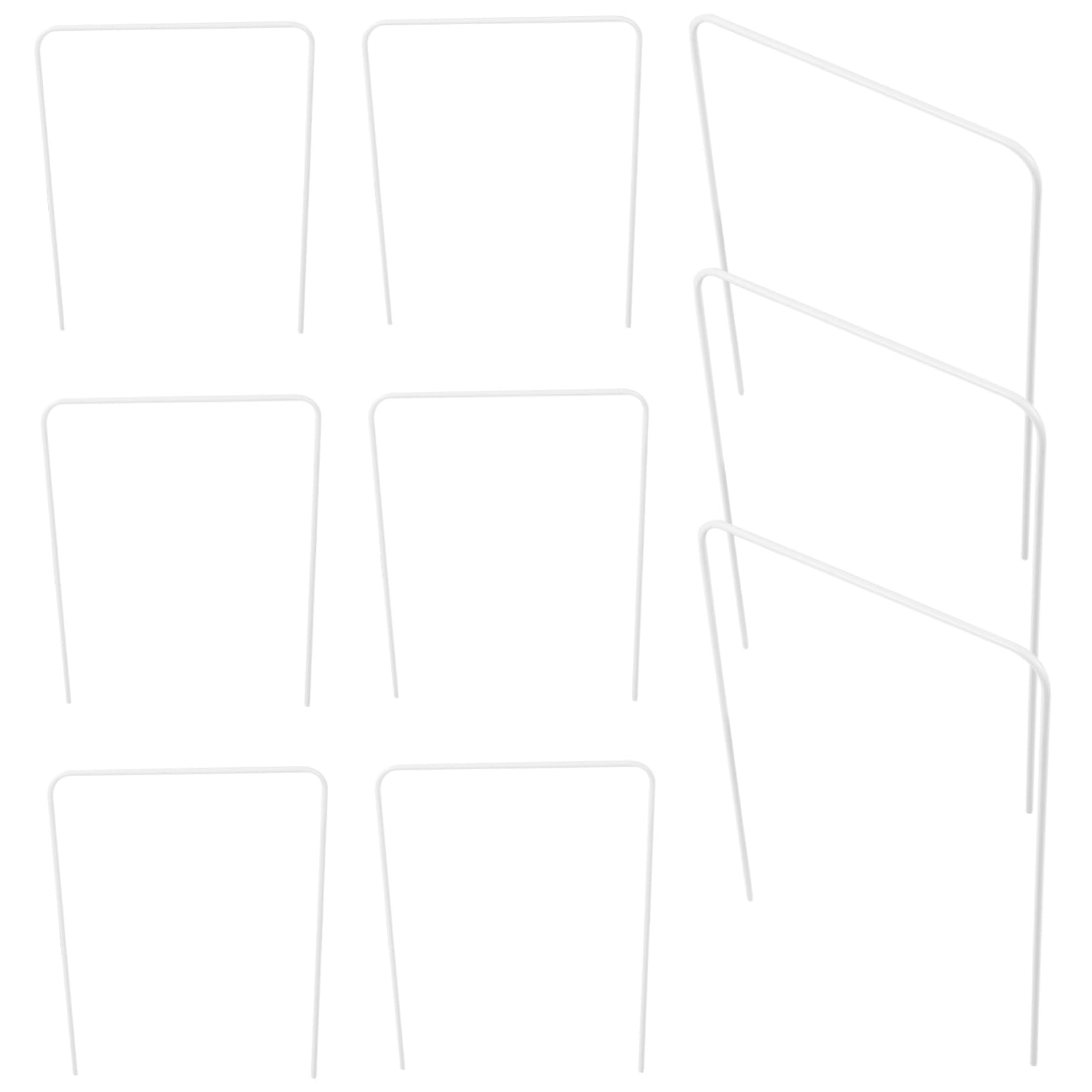 WHAMVOX Replacement Croquet Wickets 9pcs Heavy Duty Iron Wire Hoops for Croquet Game Easy Assembly