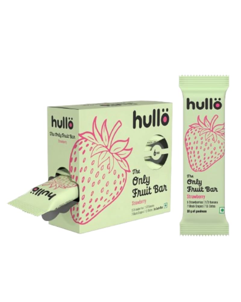 Hullo The Only Fruit Bar - Banana (Pack of 12 x 30g) | 100% Real Fruit | Healthy Snack for Kids & Adults | No Added Sugar | No Artificial Preservatives | Instant Energy Boost-image-40