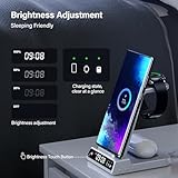 Wireless Charger for Samsung, 3 in 1 Wireless Charging Station for Galaxy S25 Ultra/S24/S23/Z Flip 7/Fold 6, Stand for Samsung Galaxy Watch 8/8 Classic/Ultra/7/6/5, Phone Charger for Galaxy Buds 3/Pro - Image 3