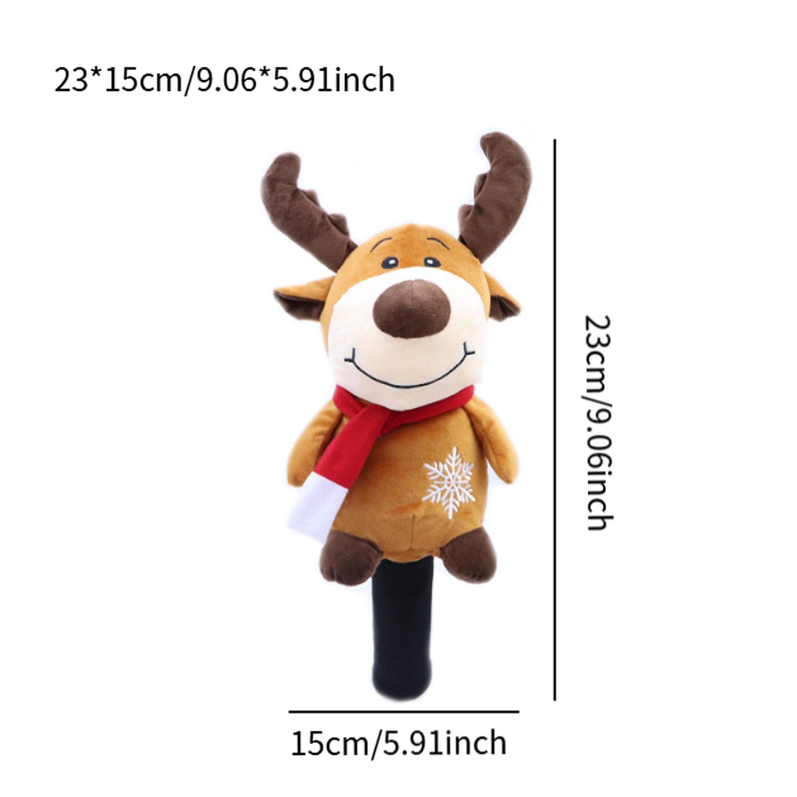 Golf Headcover Protector para Madera Funda de Animal de Peluche Reemplazo de Cubierta de Palo Manga de Club de Golf Material Tejido Suave Adecuado