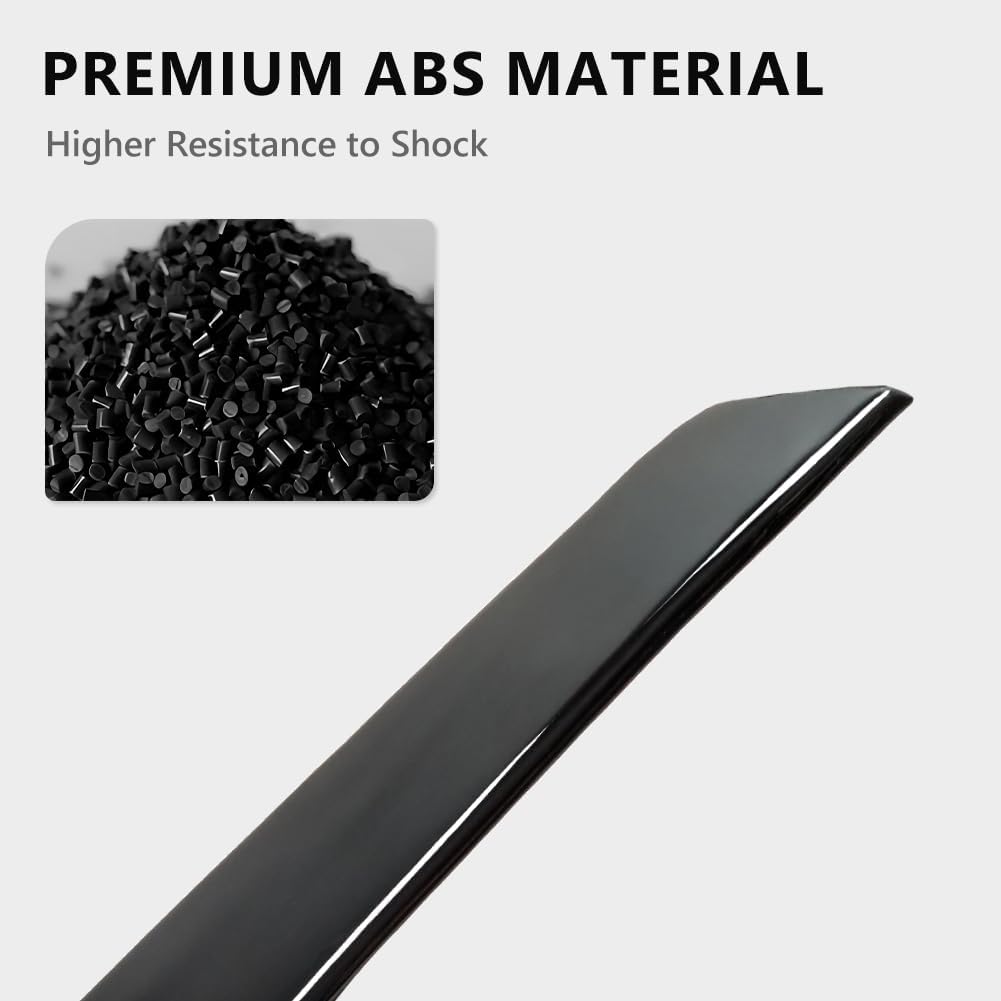 ABS Rear Spoiler Wings Compatible with B-M-W Series 4 F32 Coupe 2013 2014 2015 2016 2017 2018 2019 2020, [Glossy Black Style] Rear Trunk Spoiler Lip Tail Wing Rear Trunk Lid
