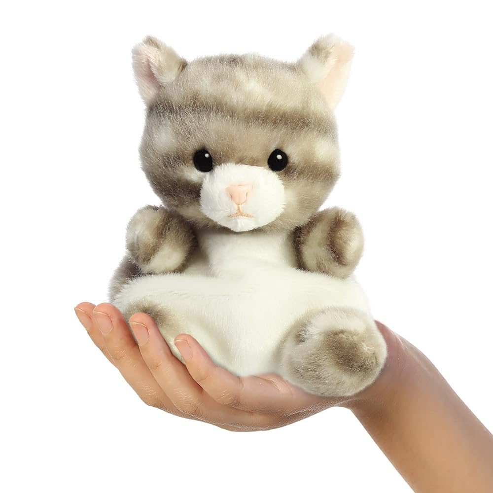 Amazon.com: Aurora, 33614, Palm Pals Silver Kitty Cat, 5In, Soft