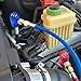CALPOSE R1234yf Adapter Fittings, Adjustable R1234yf Quick Couplers, Air Conditioning Line Repair Tool Kit for R1234yf Car AC System Evacuation Recharging, R1234yf AC Service Port Connectors