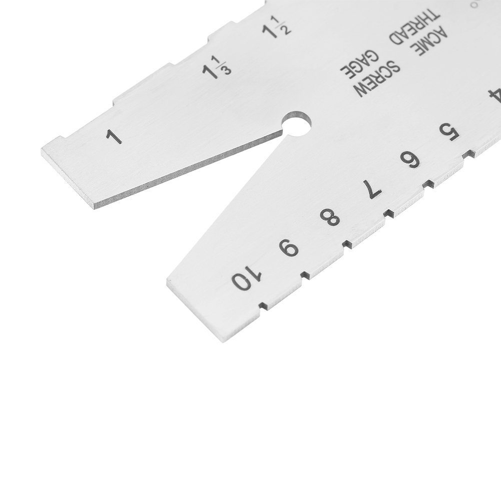 29 Degree Screw, 1pc Stainless Steel Thread Grinding Industrial & Scientific Gage Inspection Tool Measuring