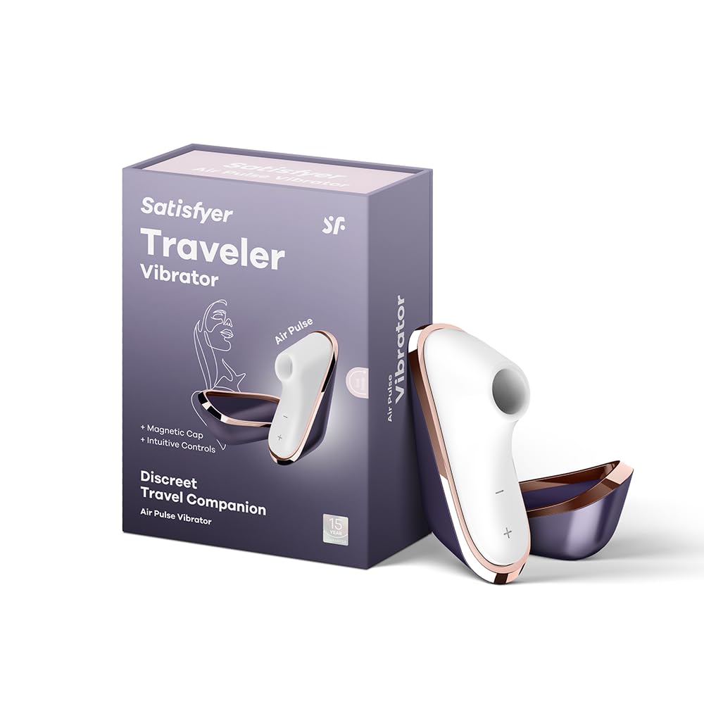 Satisfyer Traveler Vibratore con 11 Programmi a Onde di Pressione | Sex Toys per Donne | Stimolazione Clitoridea silenziosa e potente | Piccolo Giocattolo per Viaggi erotici | Stimolatore