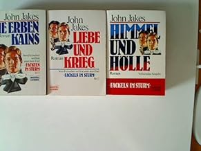 Gesamtausgabe in drei Bänden: ''JOHN JAKES'' Band 1: Die Erben Kains, Band 2: Liebe und Krieg, Band 3: Himmel und Hölle, Vom Fernsehen verfilmt unter dem Titel Fackeln im Sturm ( 880, 880, 894 Seiten)