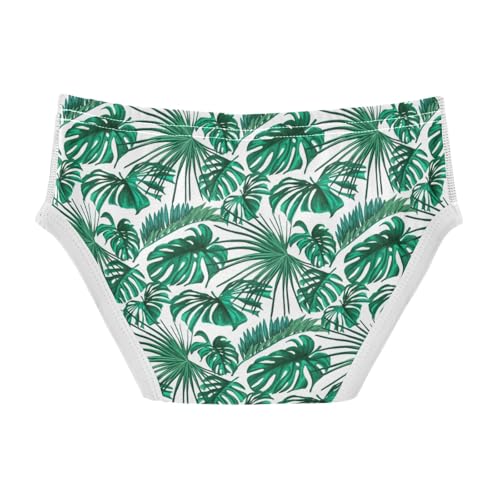 Boys' Exclusive Briefs Toddler Underwear 95% Combed Cotton Boxerbriefs 2T Tropical Leaf Pattern 822