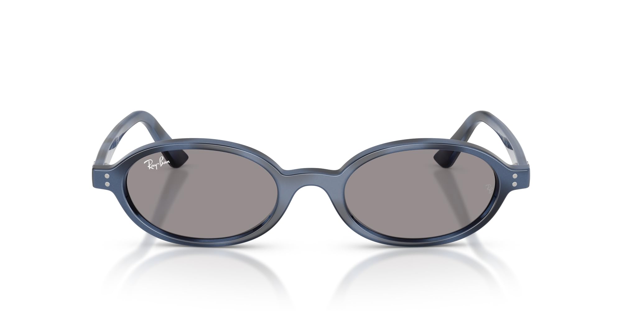 Ray-Ban RB4472 Oval sunglasses, Blue Havana/Grey, 48 mm
