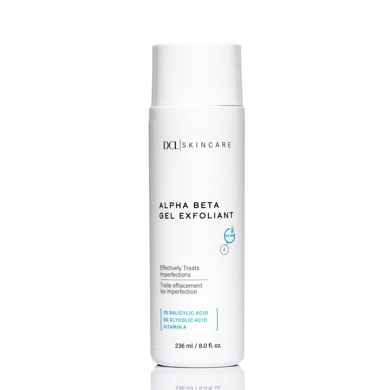 DCL Skincare Alpha Beta Gel Exfoliant, AHA/BHA Resurfacing Treatment, 6.7 oz