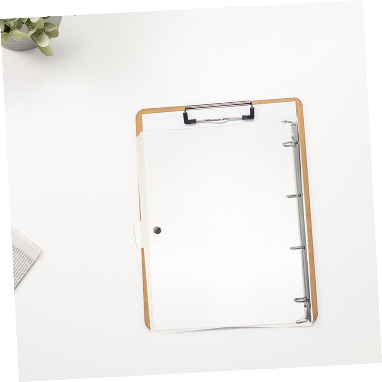 HOMSFOU 3 Stück Transparente ordner Multifunktionale Dokumentenmappe Klarer Binder für Schule Büro und Haushalt Praktischer Organizer zur Übersichtlichen Aufbewahrung von Akten und