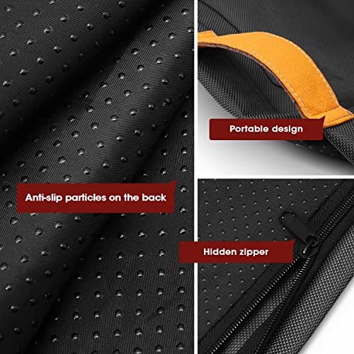 Anzome Waterproof Dog Bed Cover - 1680D Level, Removable & Machine Washable, Large Replacement Cover For Pet Mat Bed, 36X27X3 Inches #TOP4