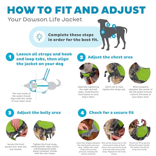 image for Outward Hound Dawson Swim Dog Life Jacket, High-Performance Neoprene D