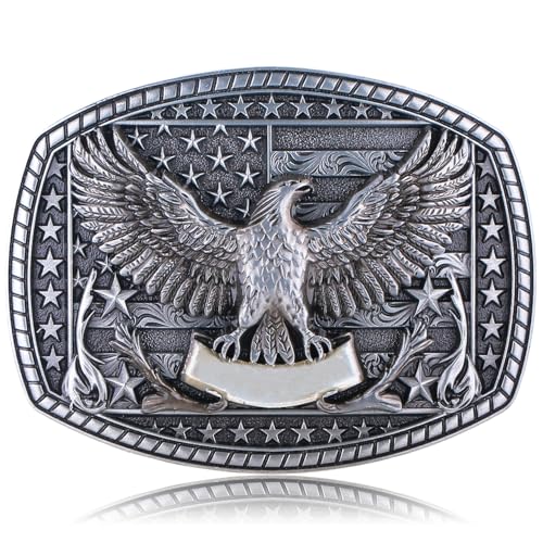 Fibbadet Eagle Belt Buckle Silver