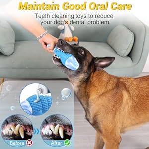 WinTour Tough Dog Toys for Aggressive Chewers, Indestructible Dog Chewers for Medium & Large Breeds, Squeaky Durable Chew Toys to Keep Them Busy, Reduce Boredom, Teeth Cleaning, Bacon Flavor WinTour Tough Dog Toys for Aggressive Chewers Indestructible Dog Chewers for Medium Large Breeds Squeaky Durable Chew Toys to Keep Them Busy Reduce Boredom Teeth Cleaning Bacon Flavor