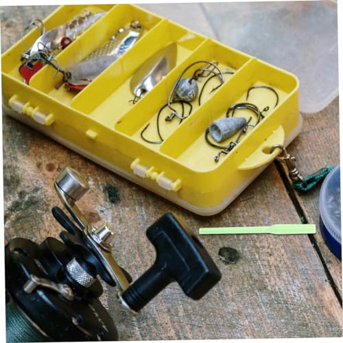 Totority 50pcs Glow Fishing Wire Sleeves para pesca nocturna miniatura 2