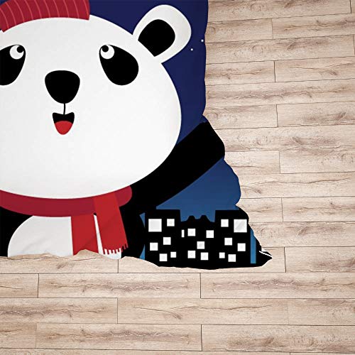 Ensemble de lit 3 pièces ours mignon ultra doux en polyester thermorégulateur - 6