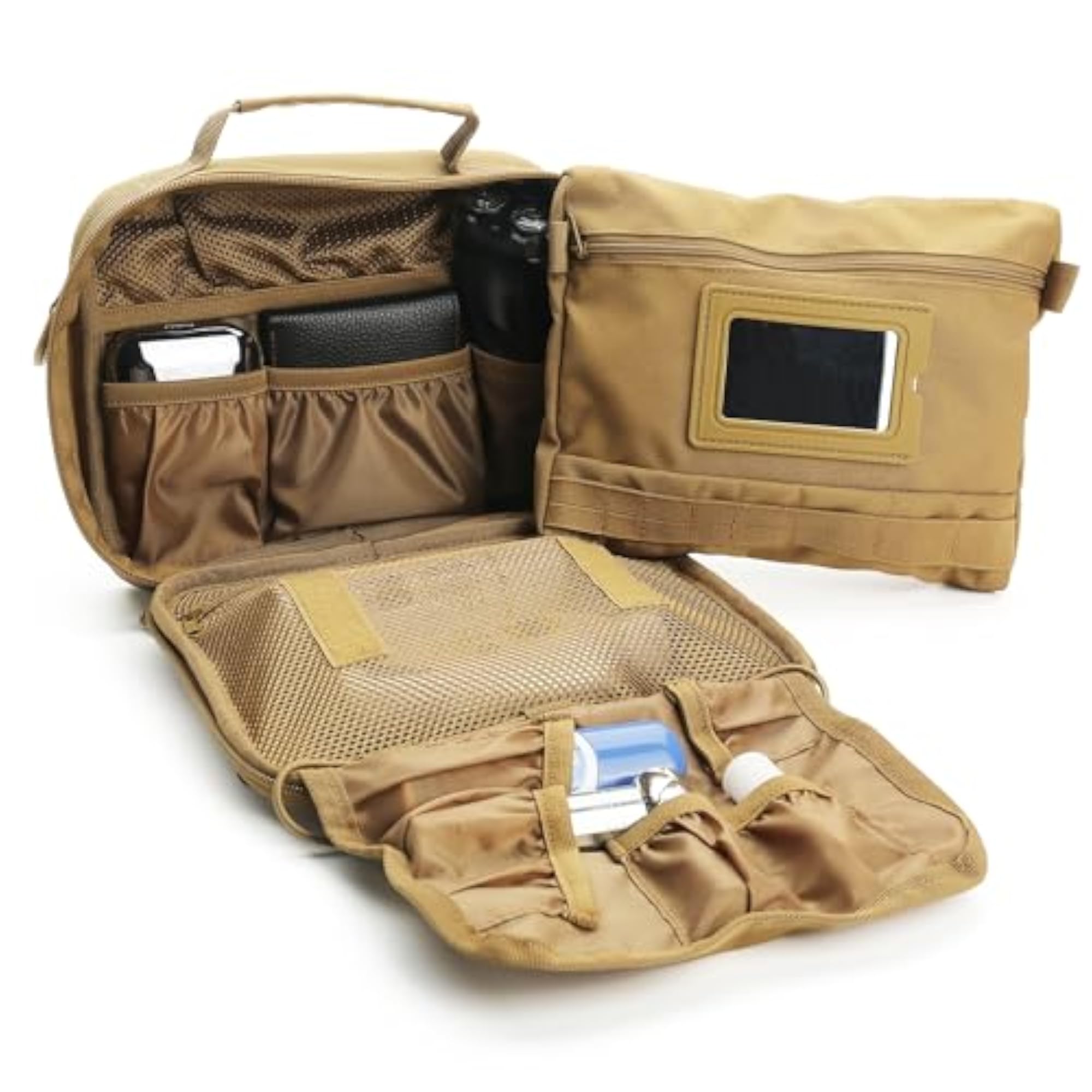 Tactical Toiletry Bag for Men Travel, Hanging Dopp Kit