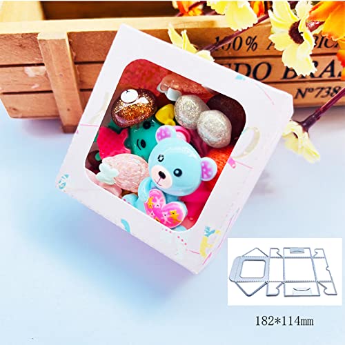 Scatola regalo per caramelle quadrata 3D in