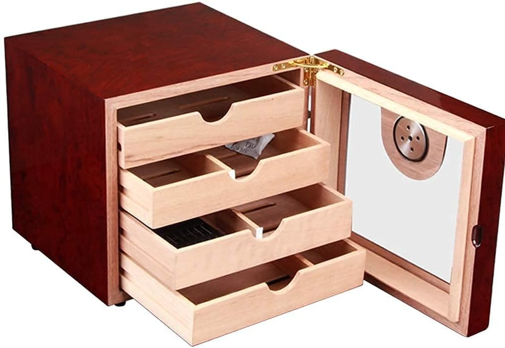 TFJS Cigar Office Cigar Storage Cedar Wood Shelf