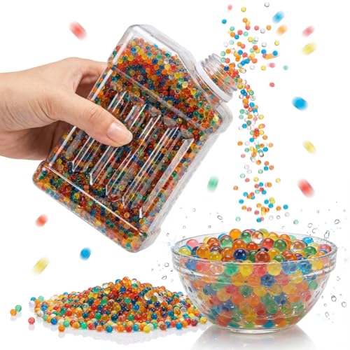 AYEBIA Water Beads 50000 Pcs Non-Toxic Biodegradable Gel Beads for Vase Filler Wedding Centerpiece Home Decoration Indoor Plants Soil Alternative