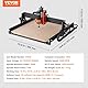 VEVOR CNC-Fräsmaschine, 300 W, Graviermaschine 3-Achsen-GRBL-Steuerung, Holzgravur-Schnitzfräsmaschinen-Kit, 400 x 400 x 60 mm Arbeitsbereich 1200 U/min für Holz, Acryl, MDF, PVC, Kunststoffschaum