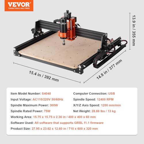 VEVOR 400x400 CNC Router Kit