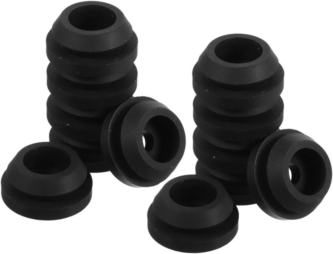 12pcs round Rv Stove Rubber Grommets Replacement Parts Compatible with Magic Chef Stove Grates for Camper and Trailer Kitchens Cooktop Accessories