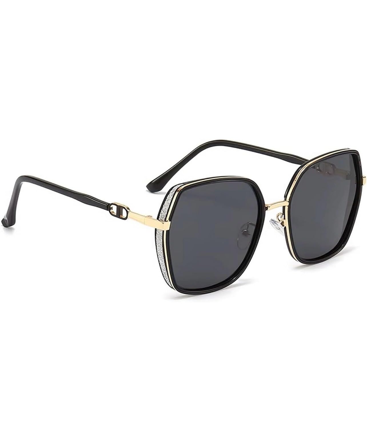 Stylish Glitter Oversized Sunglasses for Women With UV400 Protection.-picture-11