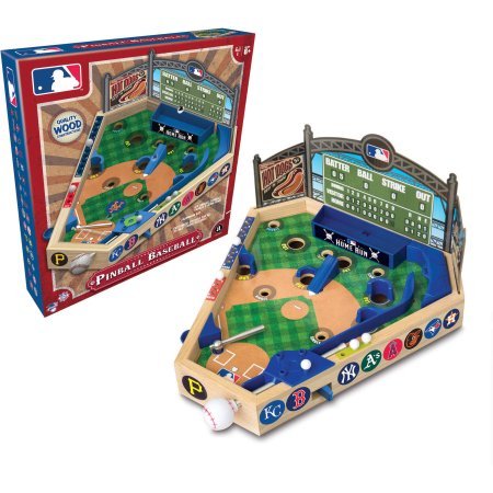 Merchant Ambassador MLB803 Mlb Wooden Pinball Baseball Game 14 X 12 X 8 Inches thumb #2