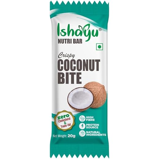 ISHAYU Coconut Bites Snack 20g