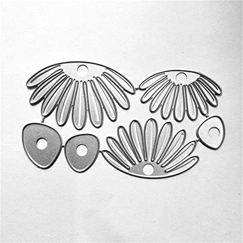 Metal Cutting Dies Stencil Template Mould for DIY Scrapbook Album Paper Card Decorative Craft Embossing Die Cuts (Flower-2)