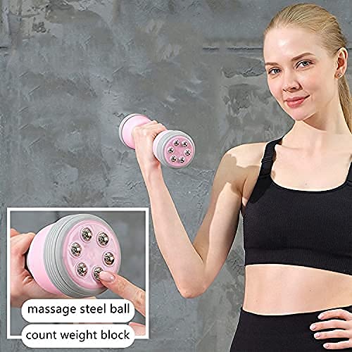 Pihura 5-in-1 Dumbbell Set with Non-Slip Neoprene Handles | Dumbbells Set for Home Workouts | Fashion Style Adjustable Fitness Accessory for Exercise 2