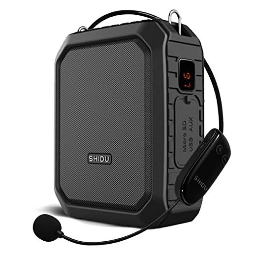 Bluetooth Voice Amplifier Speaker Waterproof, Microphone Headset Amplifier Wireless Portable Megaphone Loudspeaker 18W Output for Outdoor, Teachers, Classroom, Elderly, Tour Guide, Presentation Etc