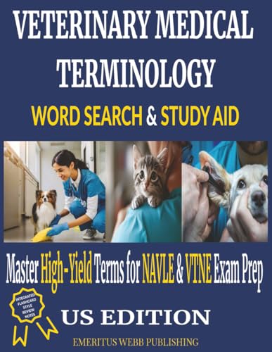 Veterinary Medical Terminology Word Search & Study Guide: Master ...