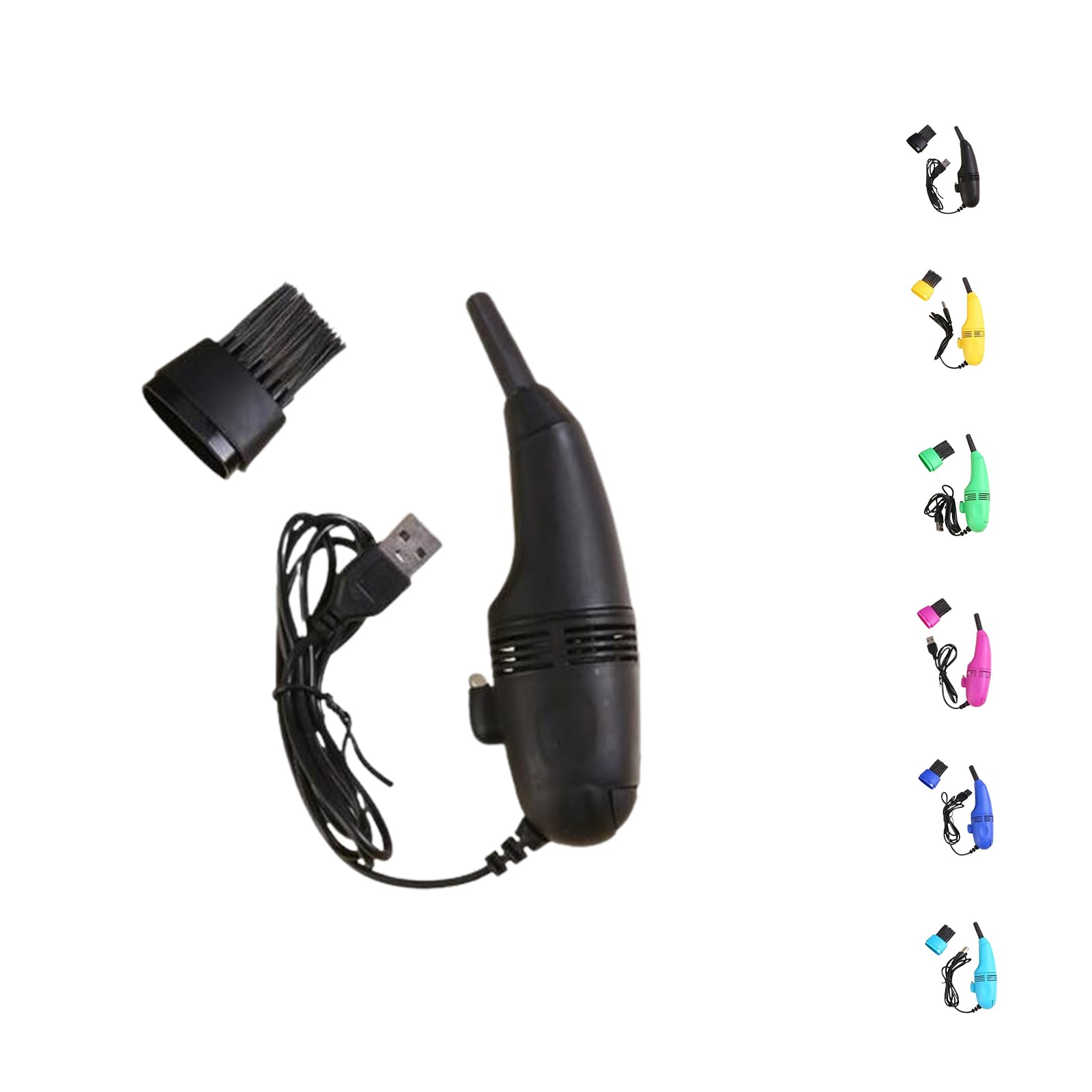QingxingFa Pro Vacuum Cleaner, Multi-functional Computer & Sewing Machine Vacuum, USB Handheld, Black
